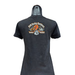 Women's H-D Washed Black The Look Short Sleeve