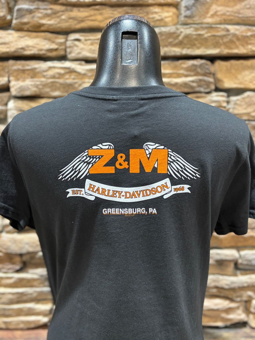 Women's H-D Barbed Roses V-Neck