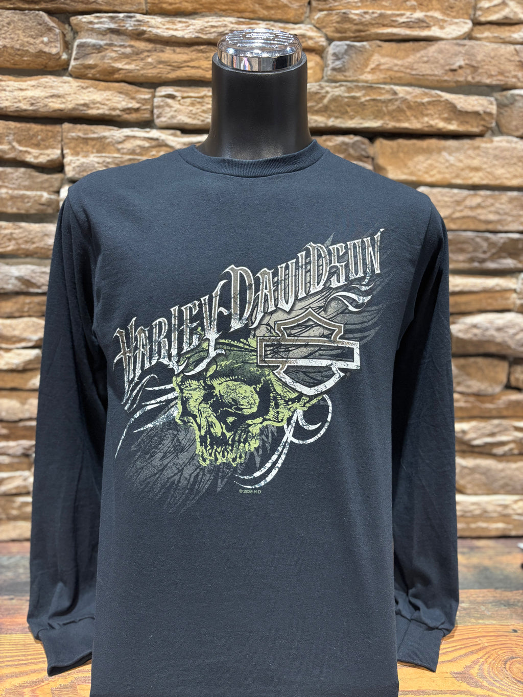 Men's Harley-Davidson Black Slash Long-Sleeve