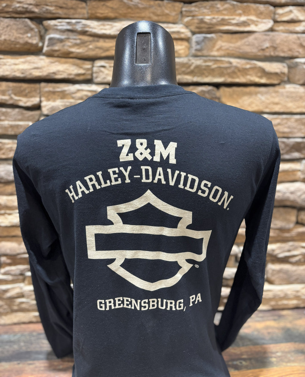 Men's Harley-Davidson Black Slash Long-Sleeve