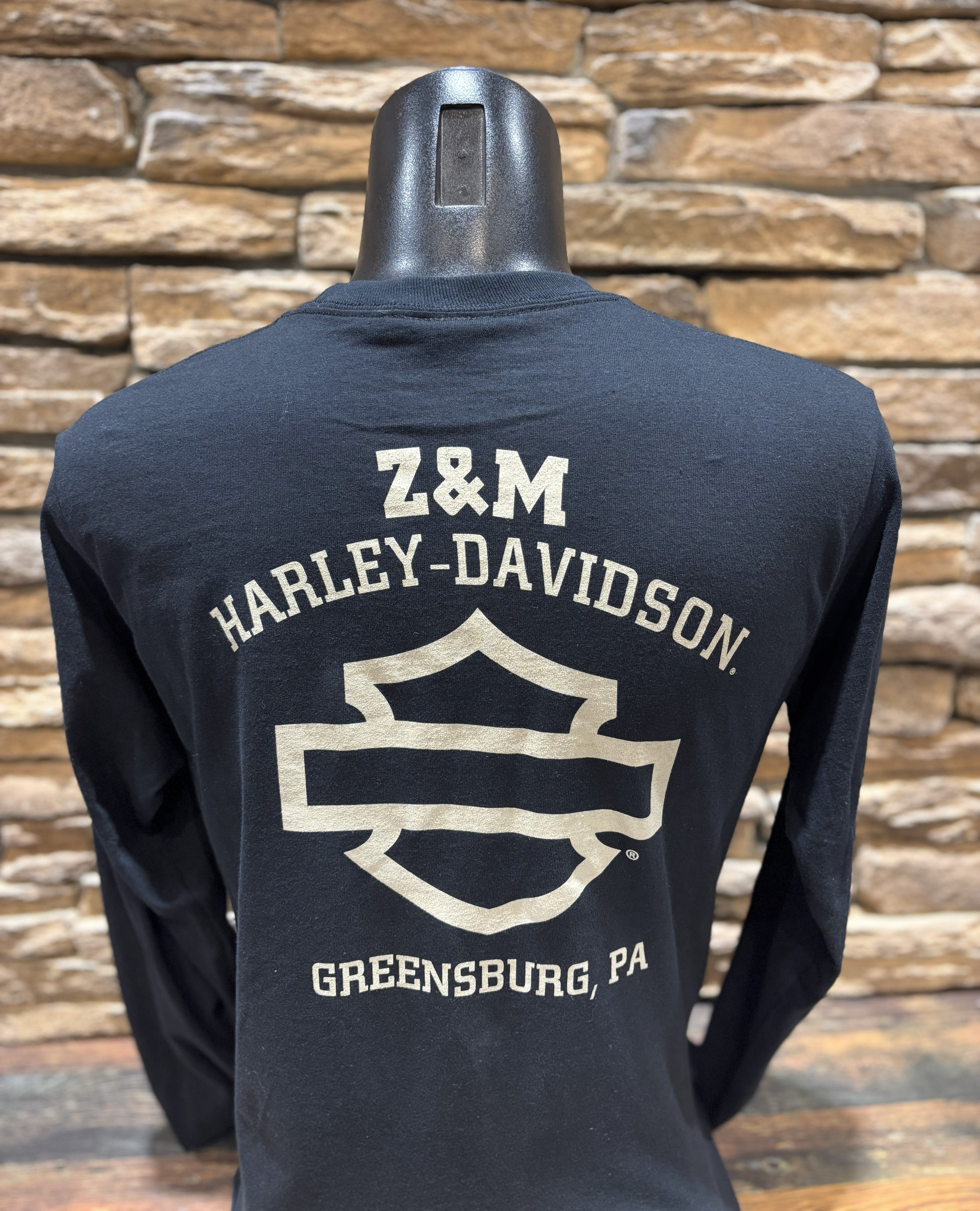 Men's Harley-Davidson Black Slash Long-Sleeve