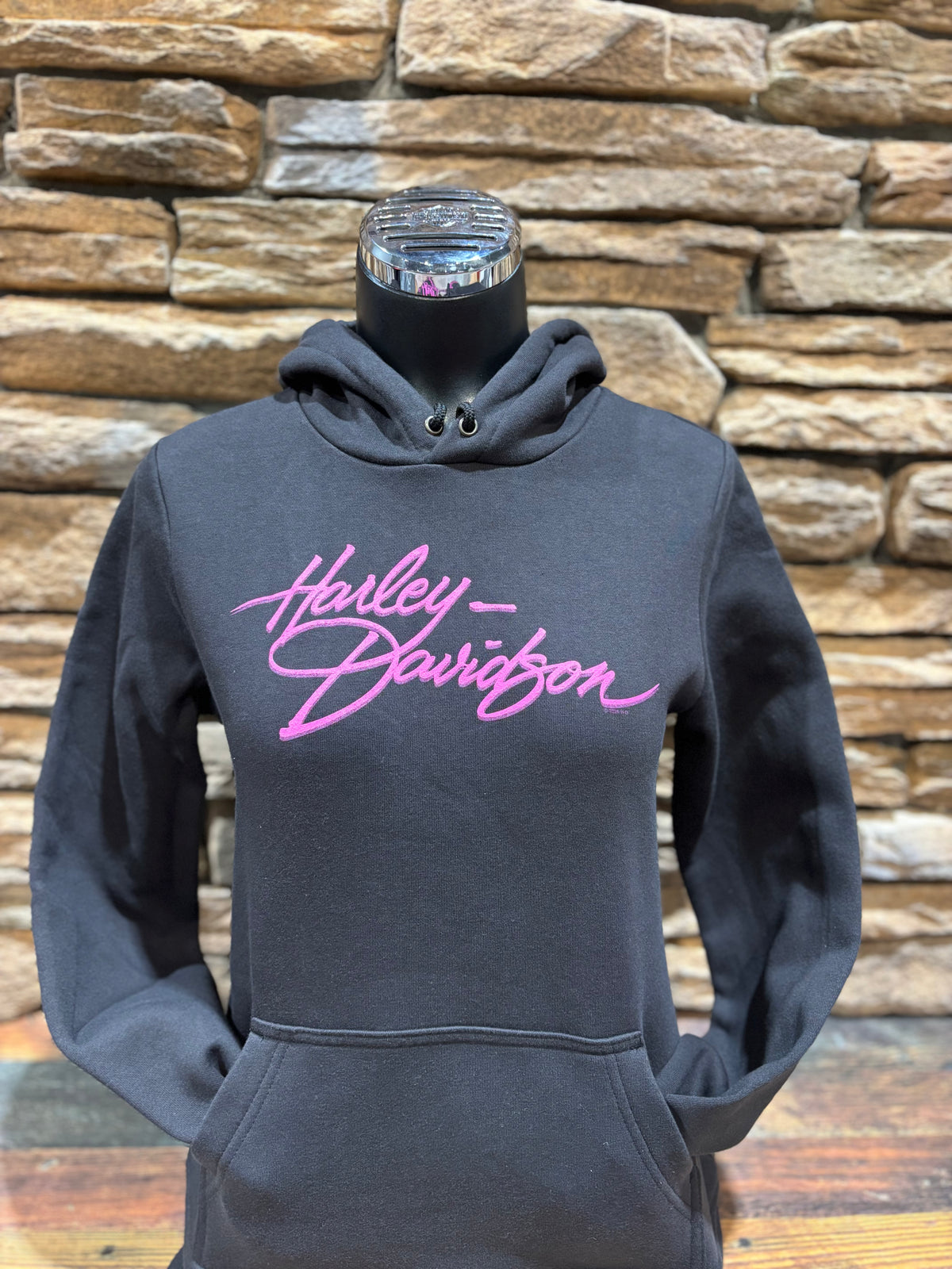 Women's H-D Pink Script Hoodie – Z&M Harley-Davidson