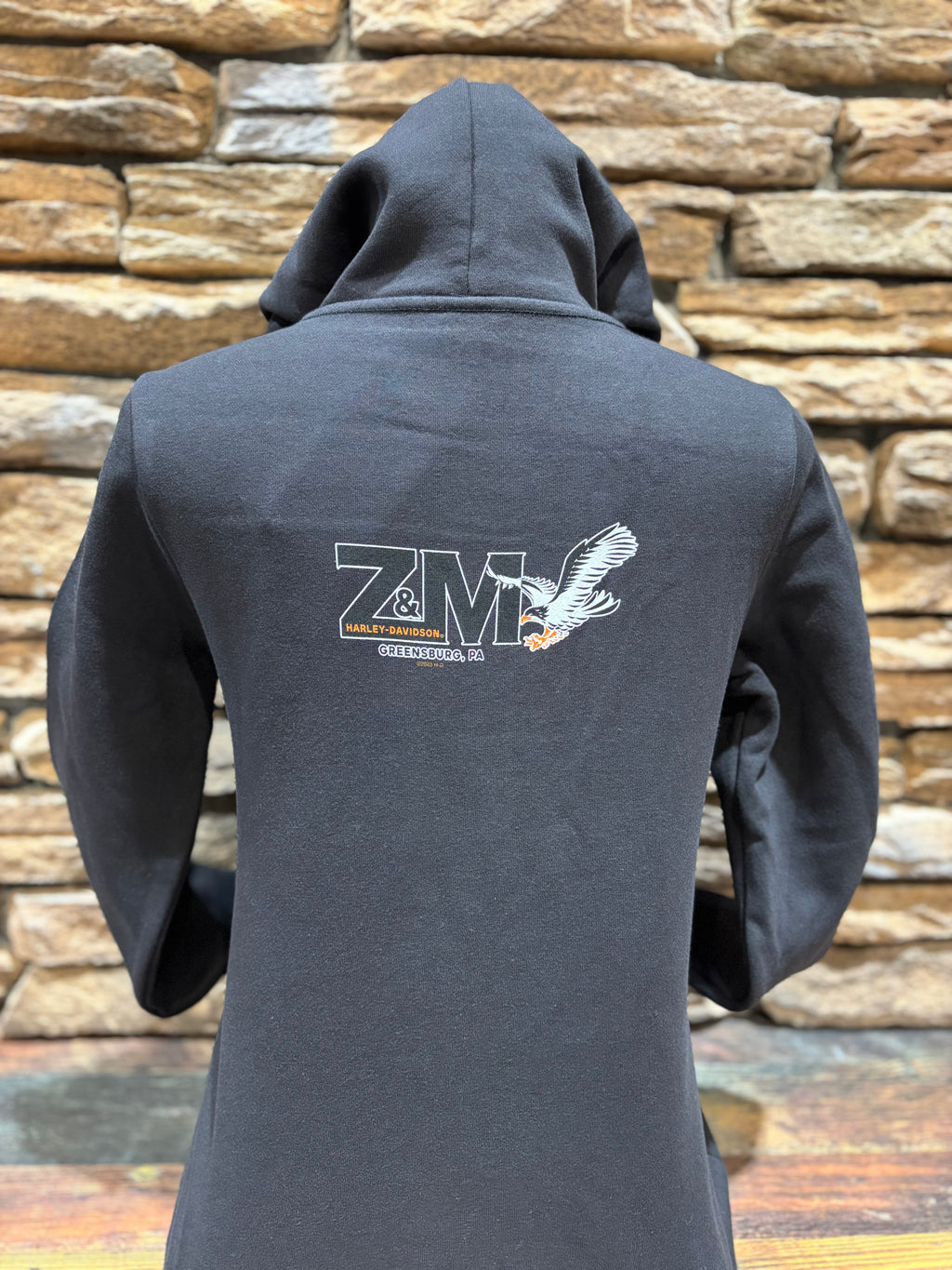 Women's H-D Pink Script Hoodie