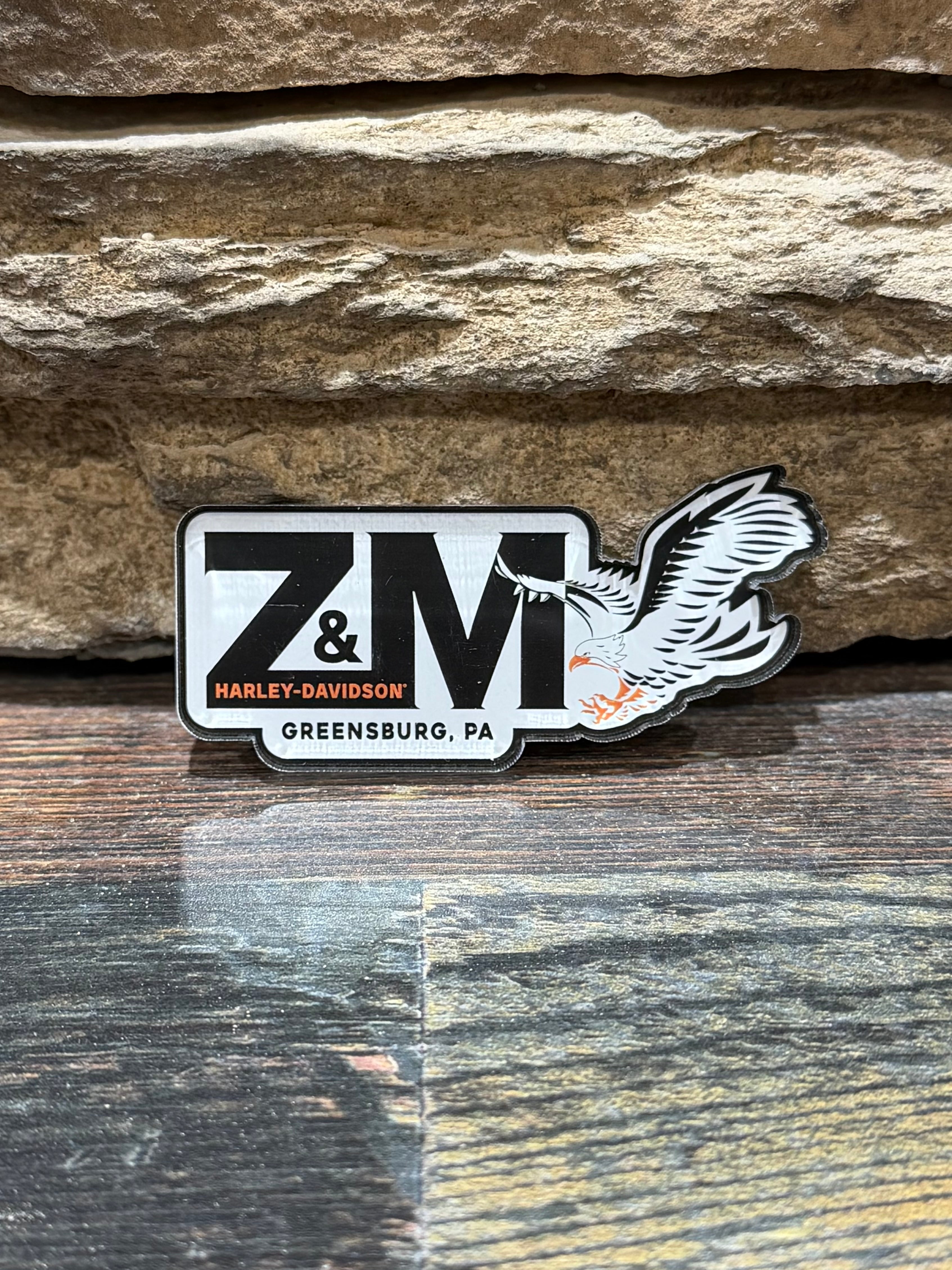 Z&M H-D Dealership Magnet