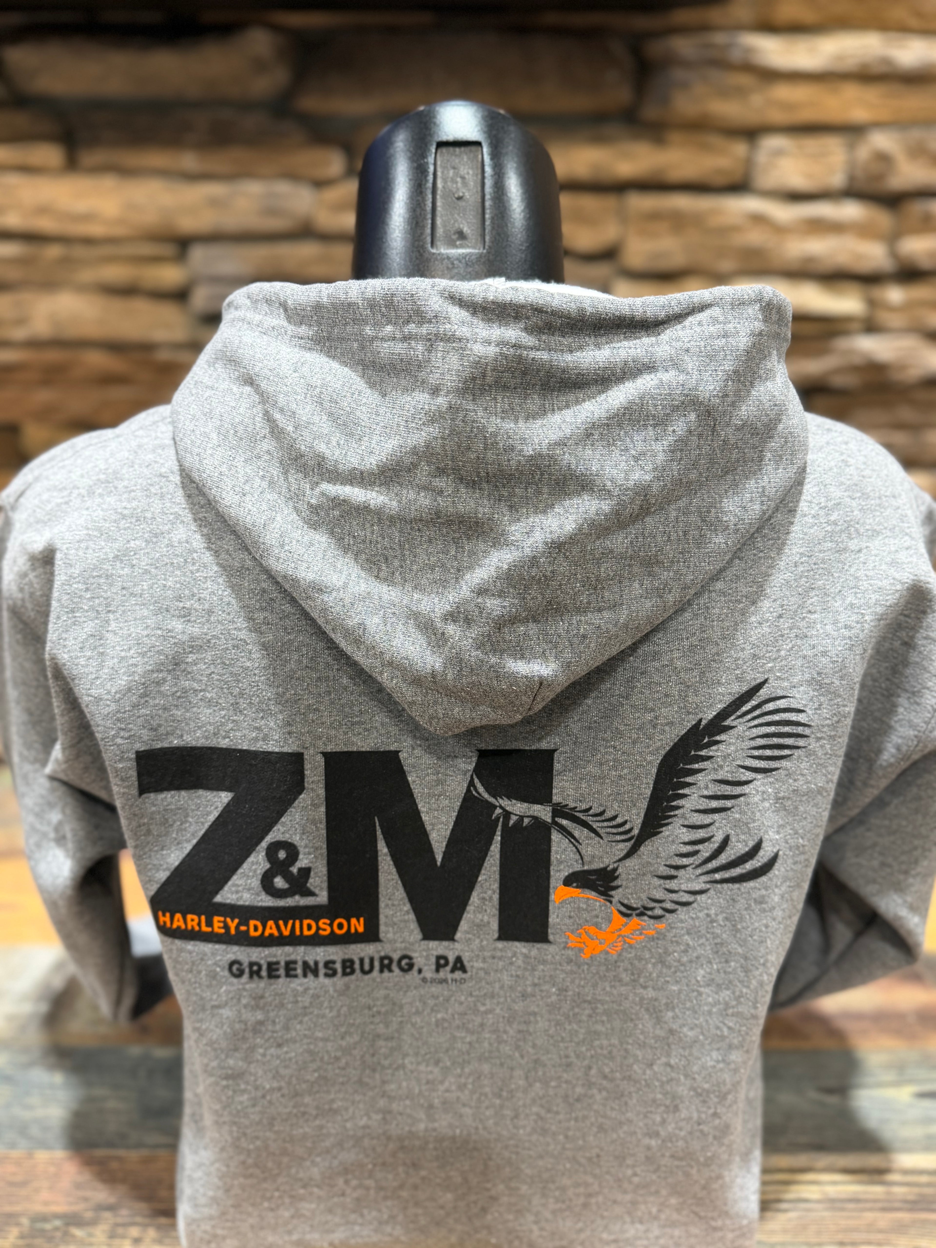 Men's H-D Oil Zip Hoodie