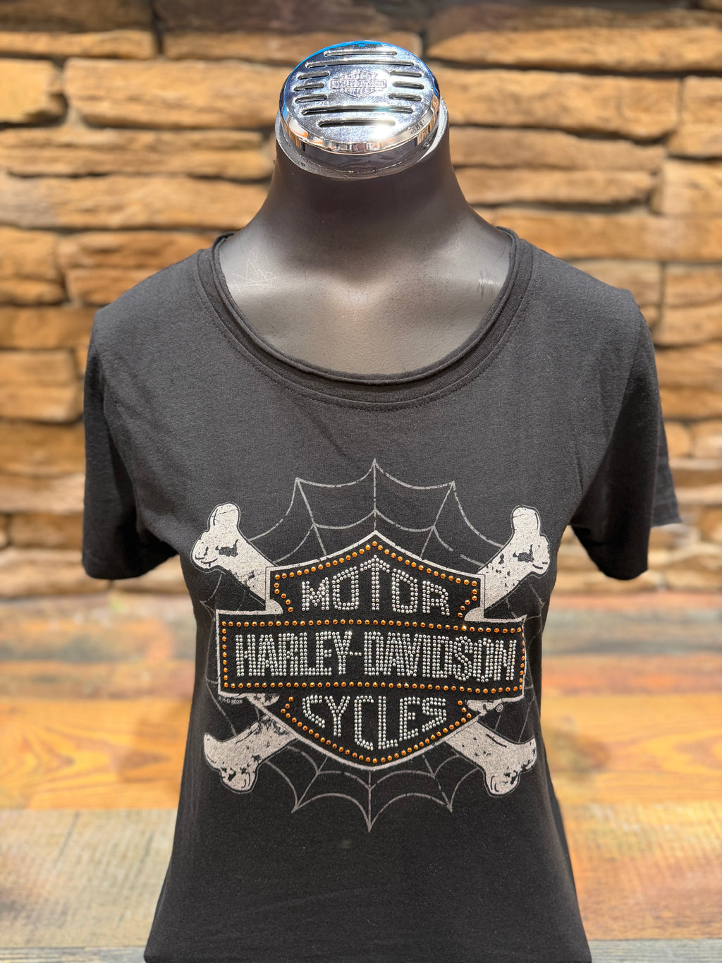 Women's H-D Web N' Bones Short-Sleeve
