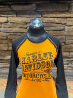 Women's H-D Saloon Raglan Long-Sleeve