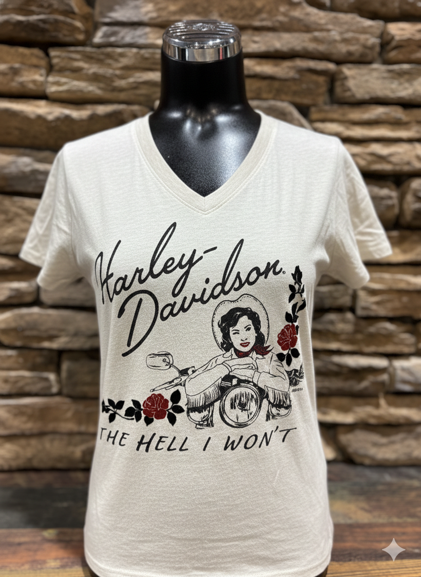 Women's H-D Sassy V-Neck