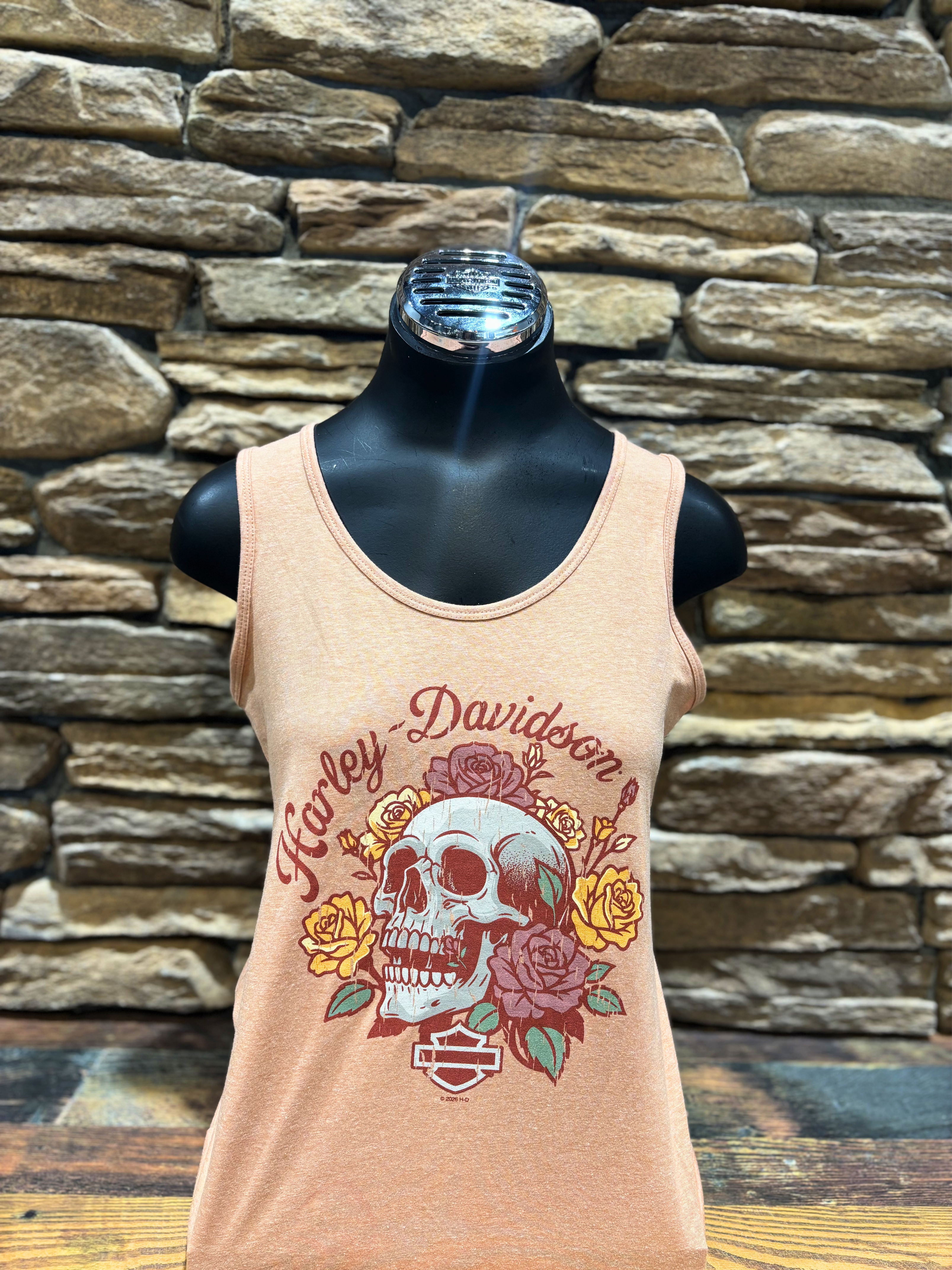 H-D rosebud Tank Top