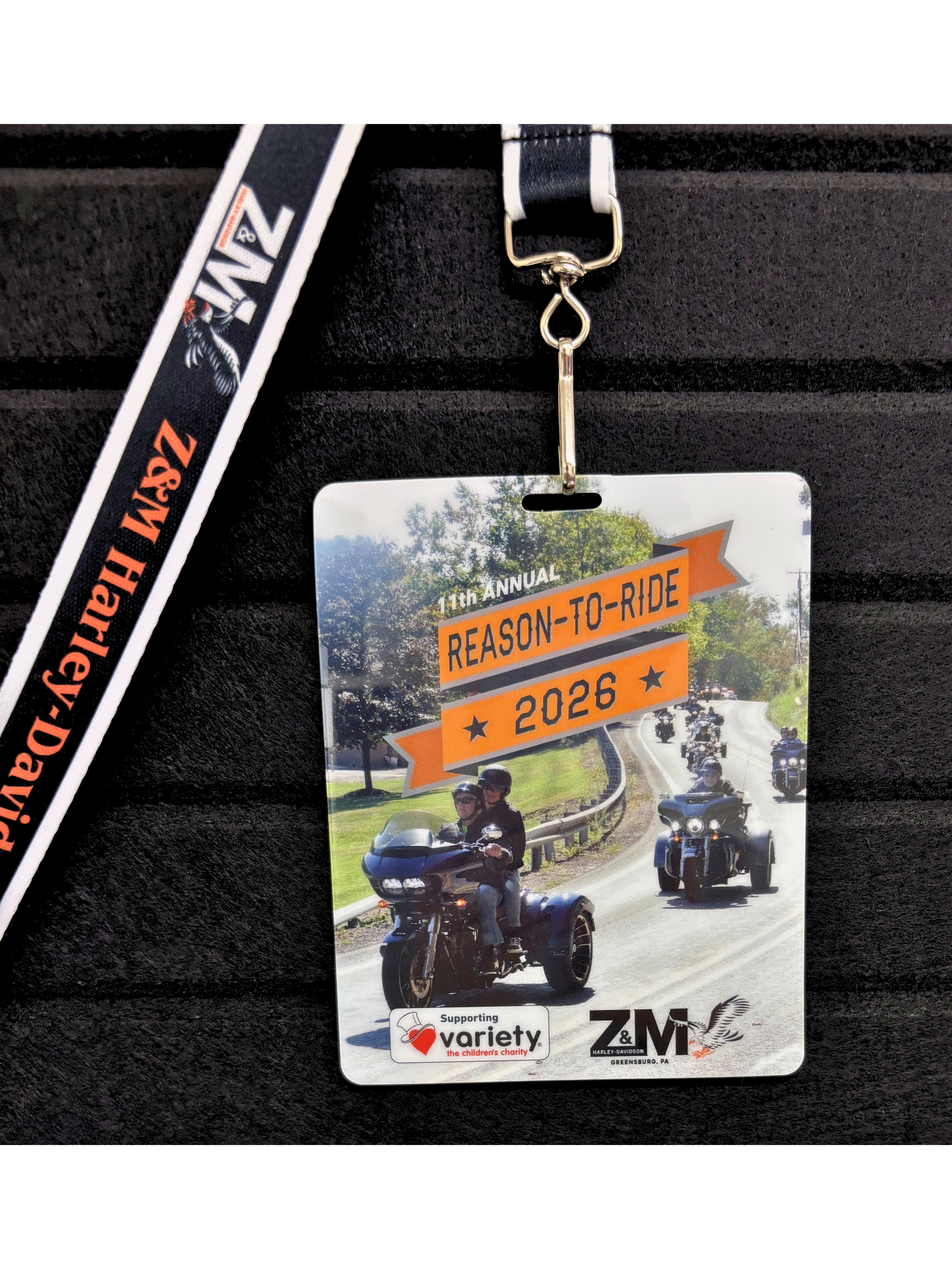 Reason to Ride Badge Donation