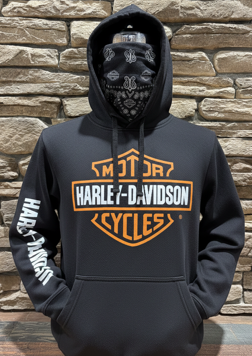 H-D Core Bar & Shield Bandana Hoodie – Z&M Harley-Davidson
