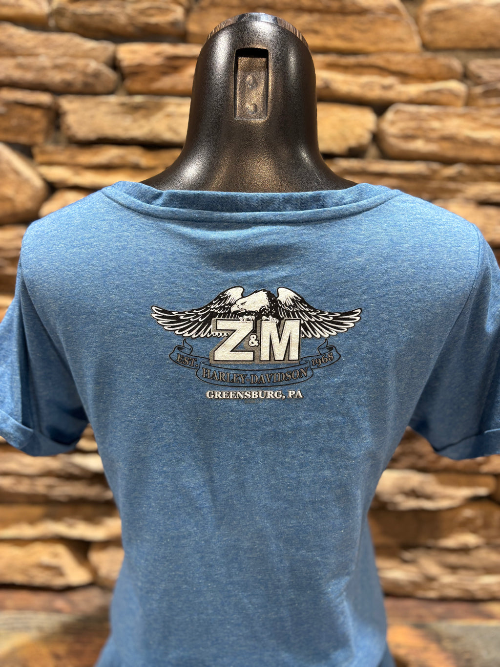 Women's Harley-Davidson Blue Water Short-Sleeve