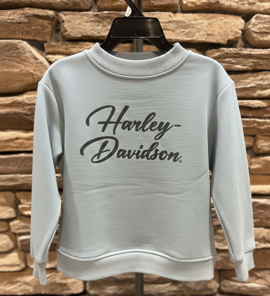 H-D Girls Gray Mist Pullover