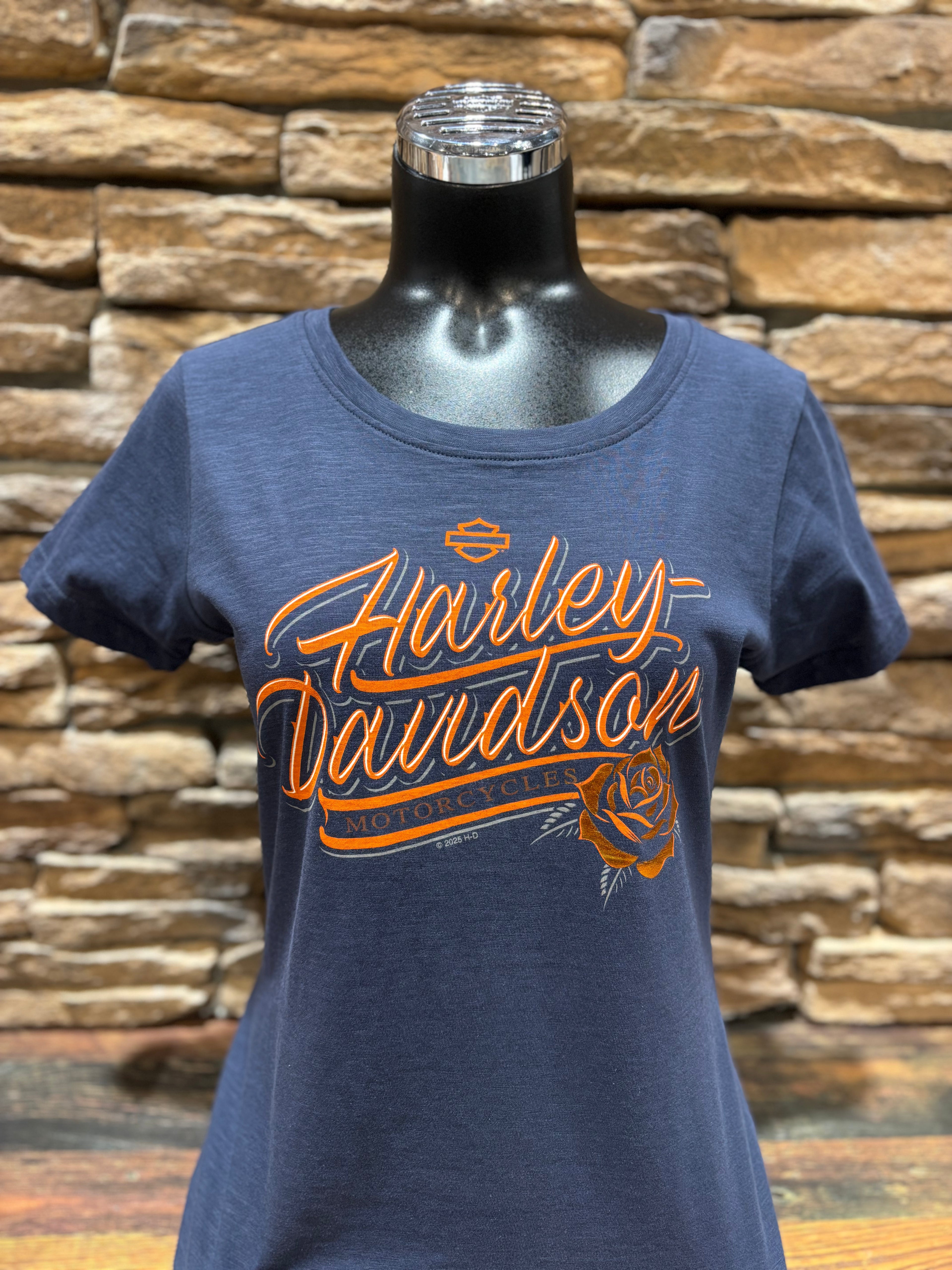 Women's H-D Rosebud Short-Sleeve