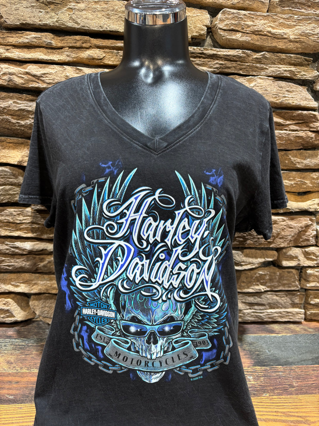 Women's Harley-Davidson Wild Child V-Neck Short-Sleeve