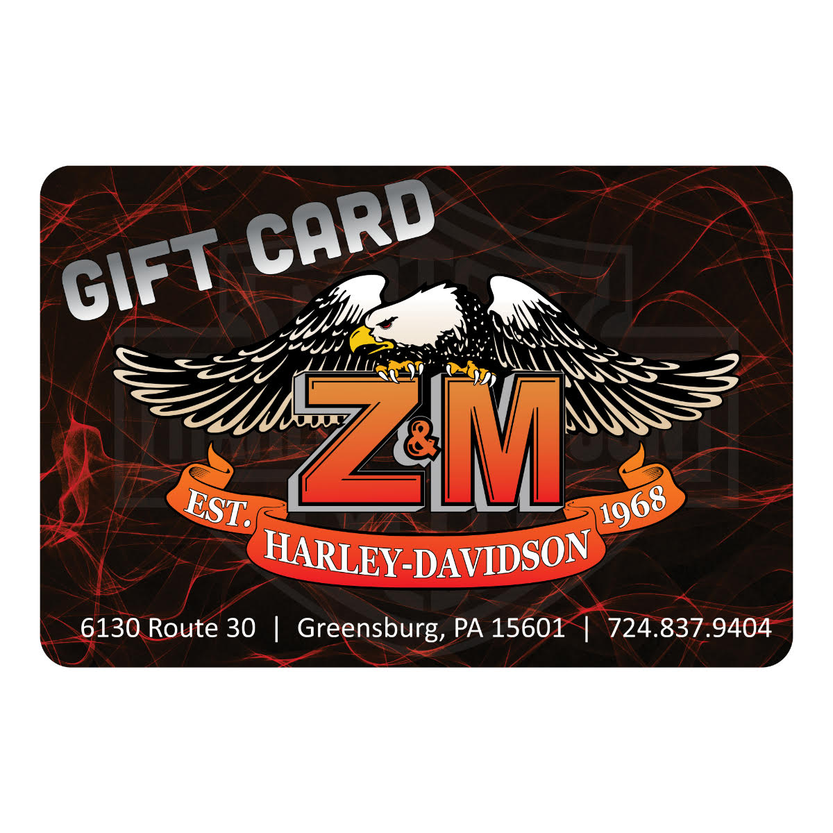 Z&M Harley-Davidson Gift Card