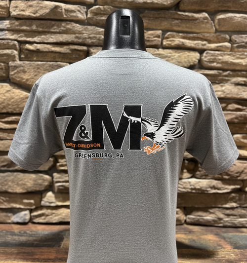 H-D Bar & Shield Traditional Gray Short-Sleeve