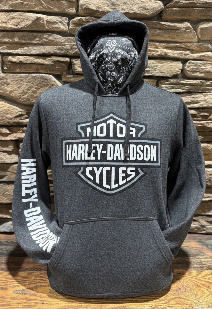 H-D Bandana Bar & Shield Hoodie