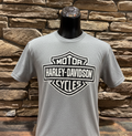 H-D Bar & Shield Traditional Gray Short-Sleeve