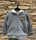 H-D Boys Charcoal Fleece Hoodies