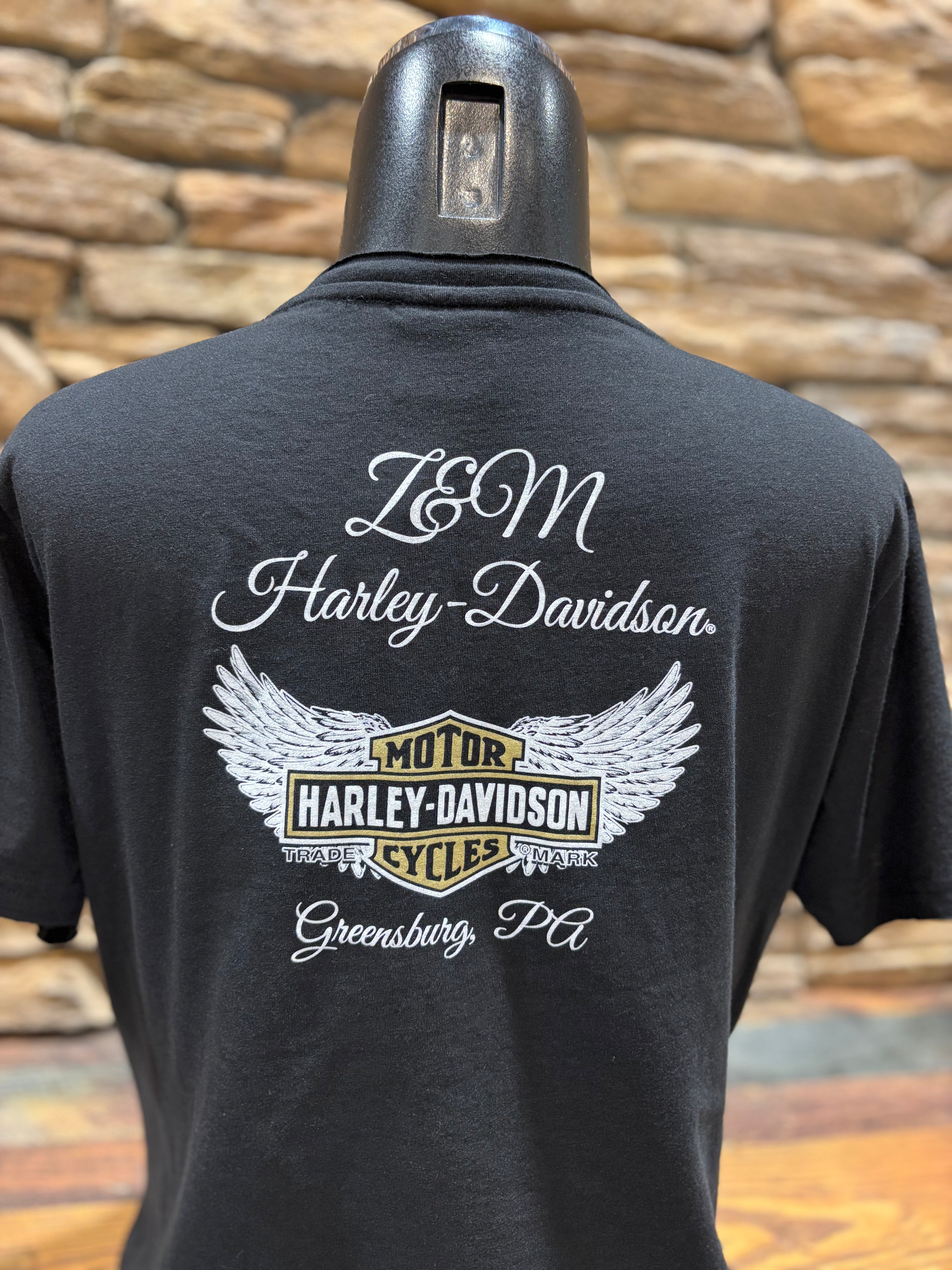 Women's Harley-Davidson Metallic Whoosh Short-Sleeve