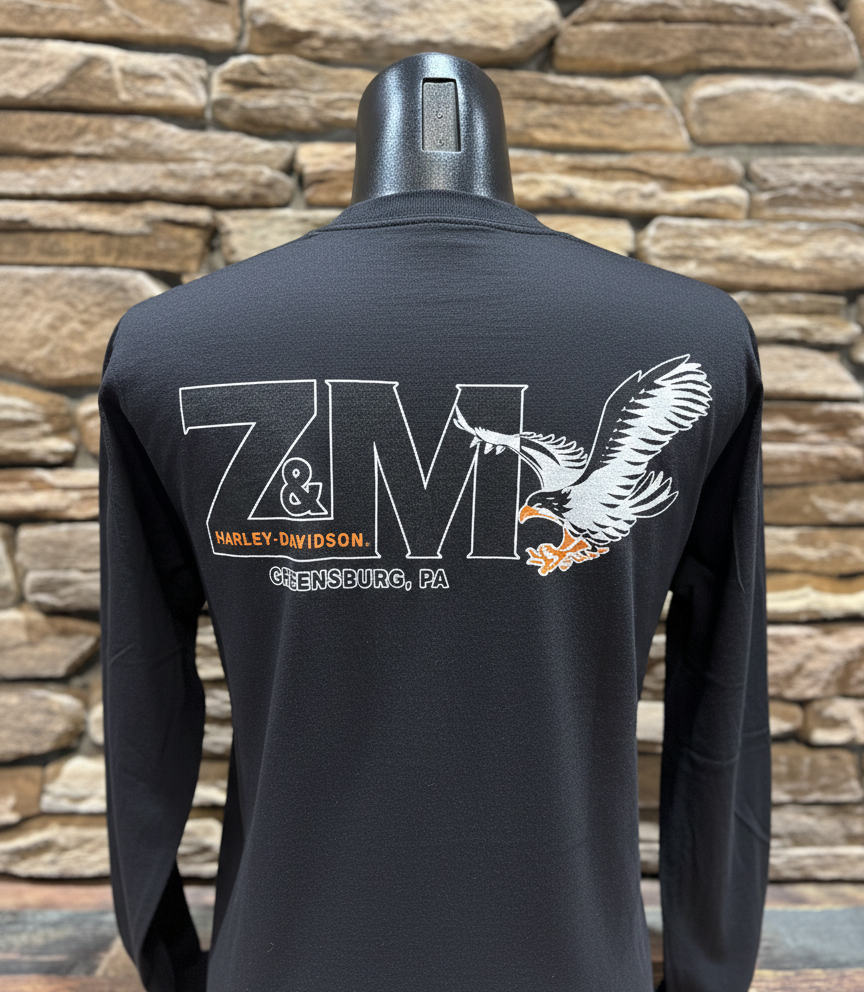 H-D Bar & Shield Outline Long-Sleeve