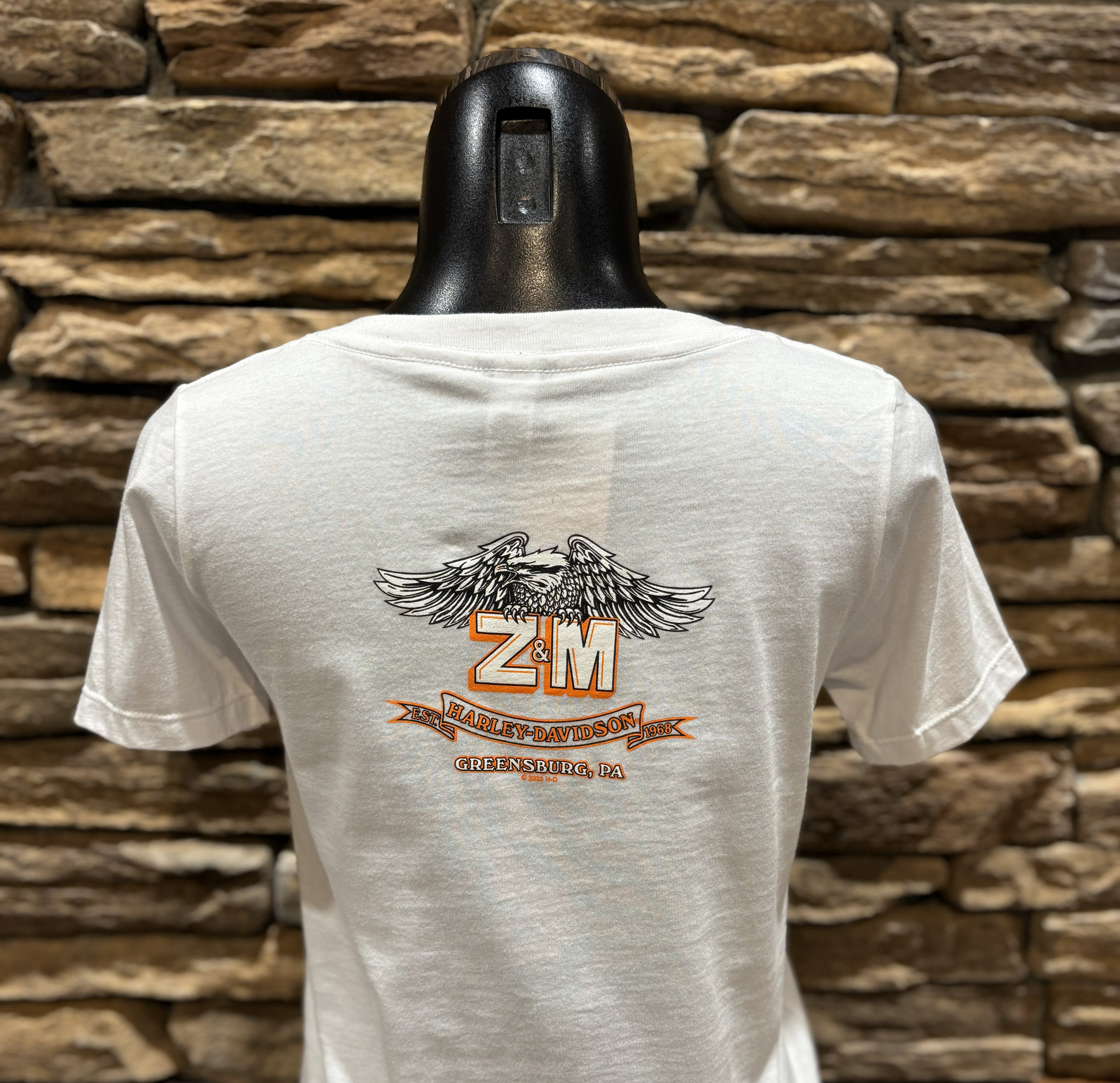 Women's H-D Old Signage Short Sleeve