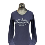 Women's H-D Blue Publicity Long Sleeve