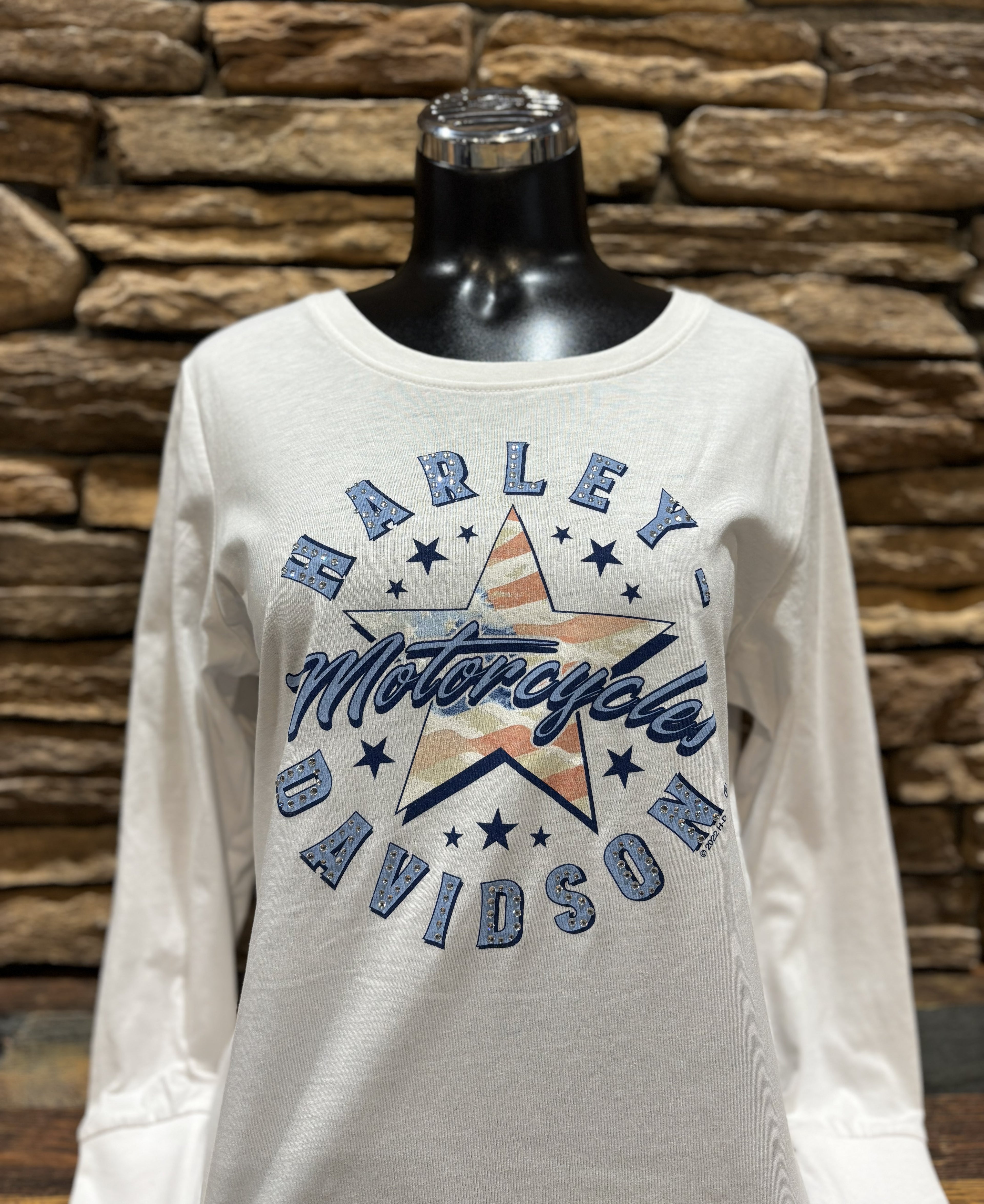 Women's Harley-Davidson Patriotic Long-Sleeve