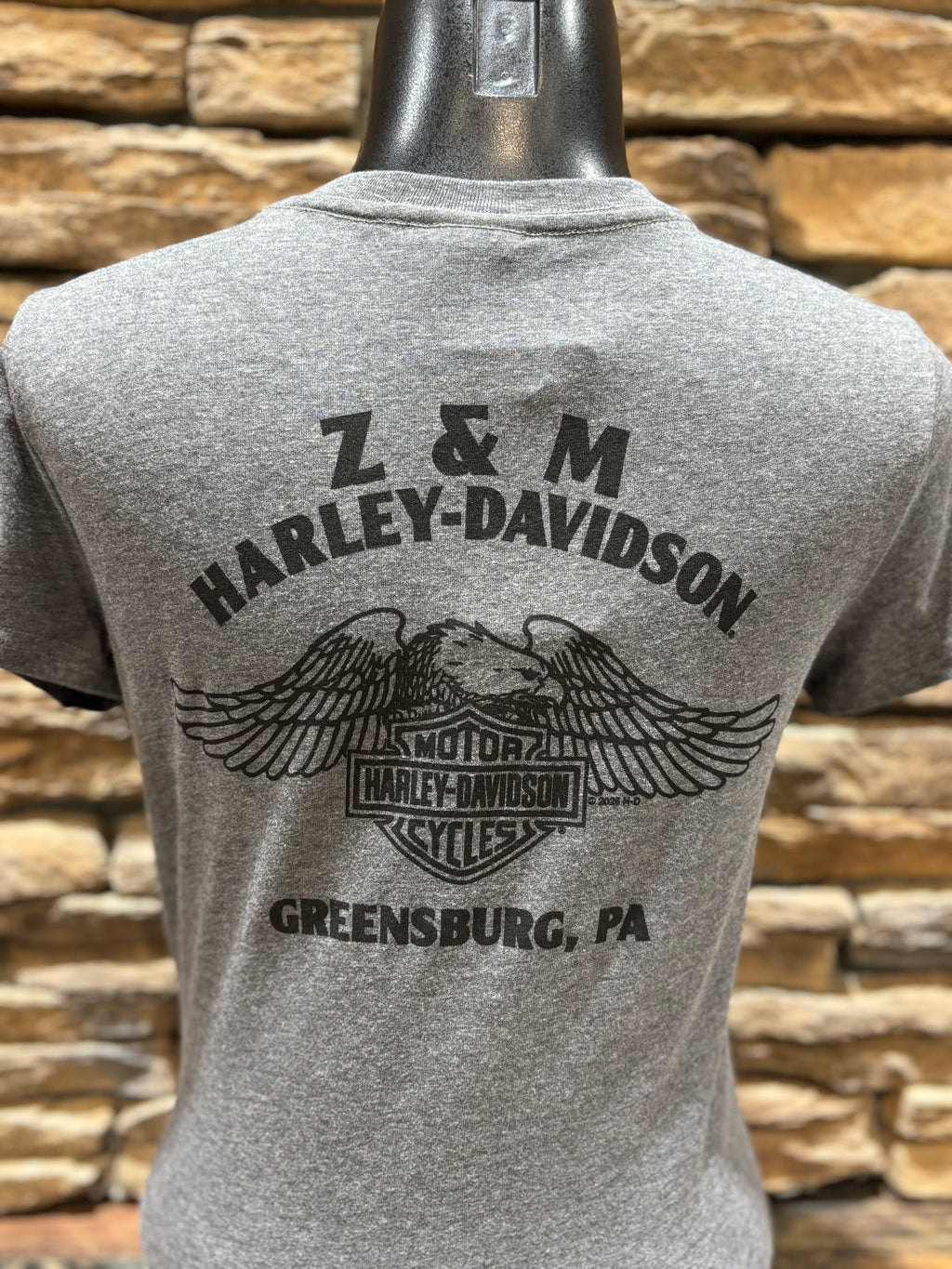 Women's H-D Bar & Shield Outline Short-Sleeve