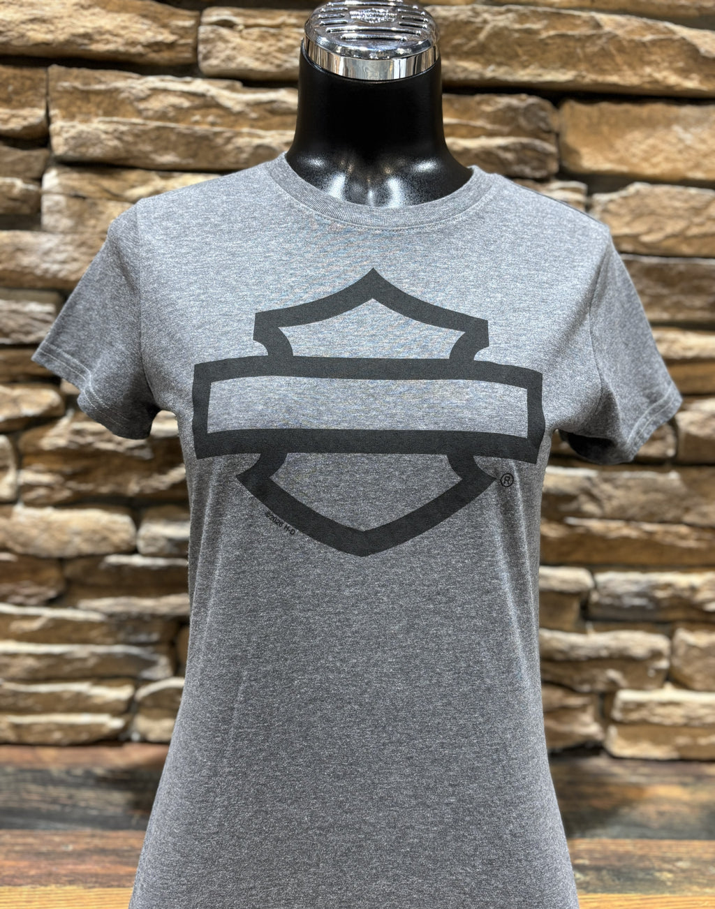 Women's H-D Bar & Shield Outline Short-Sleeve