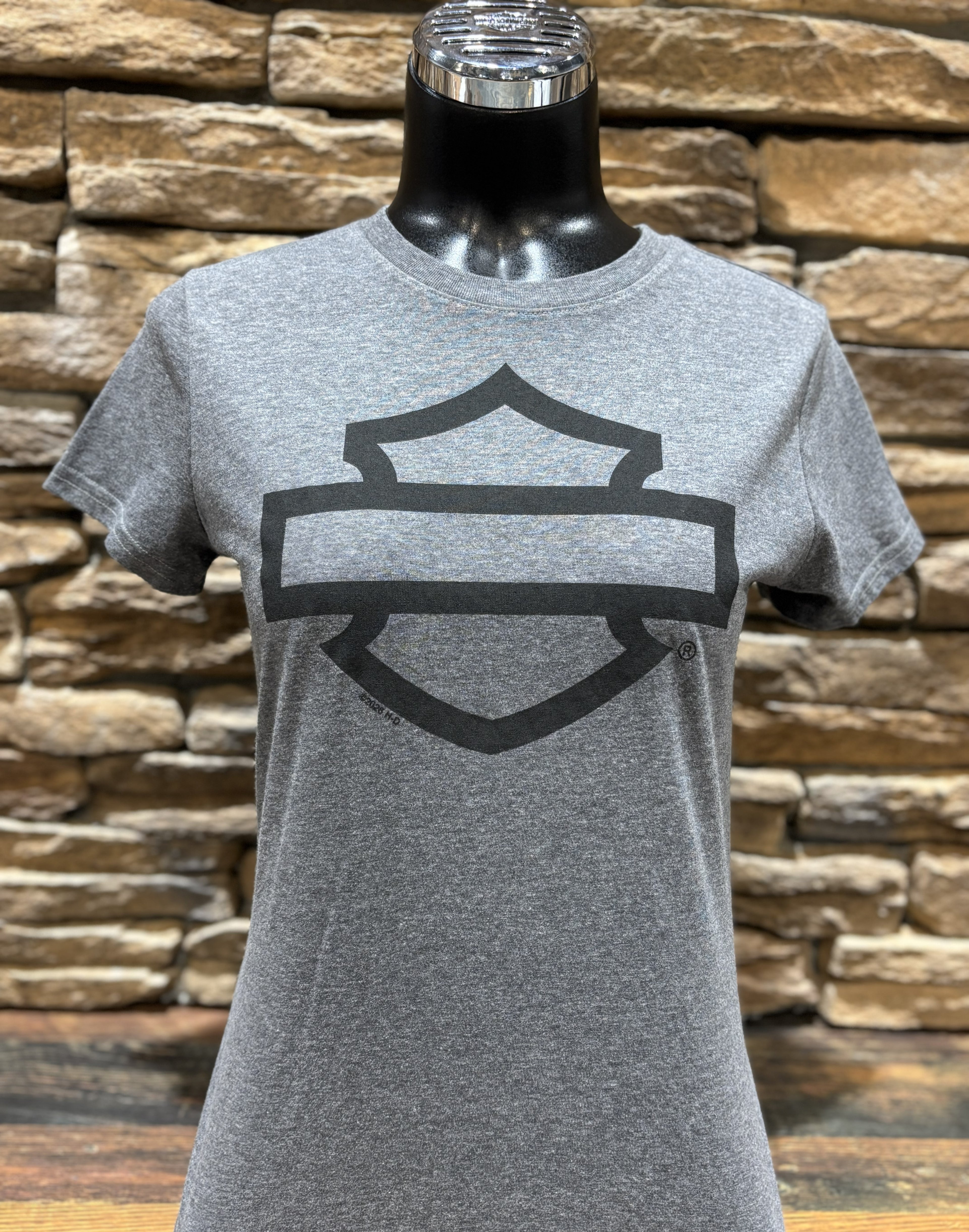 Women's H-D Bar & Shield Outline Short-Sleeve