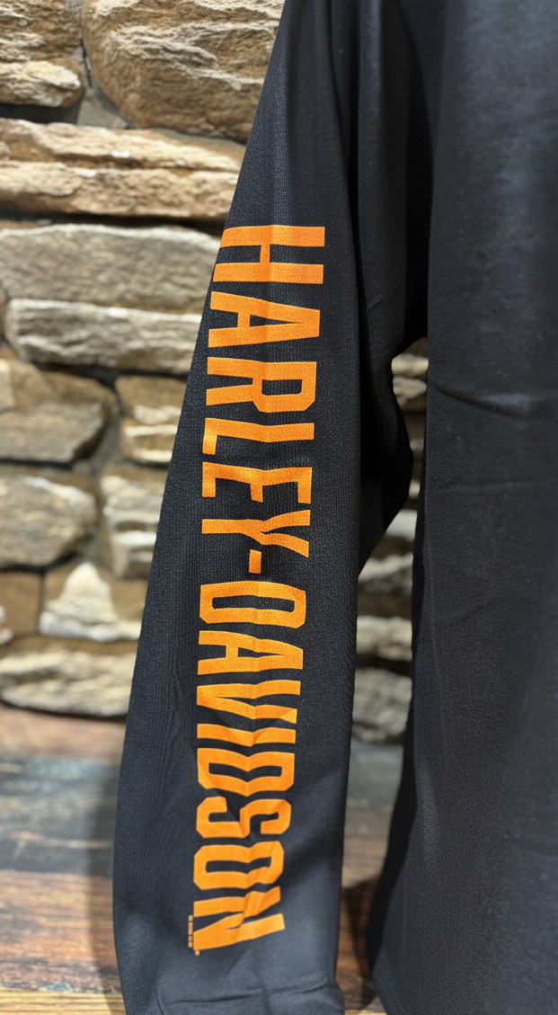 H-D Bar & Shield Outline Long-Sleeve