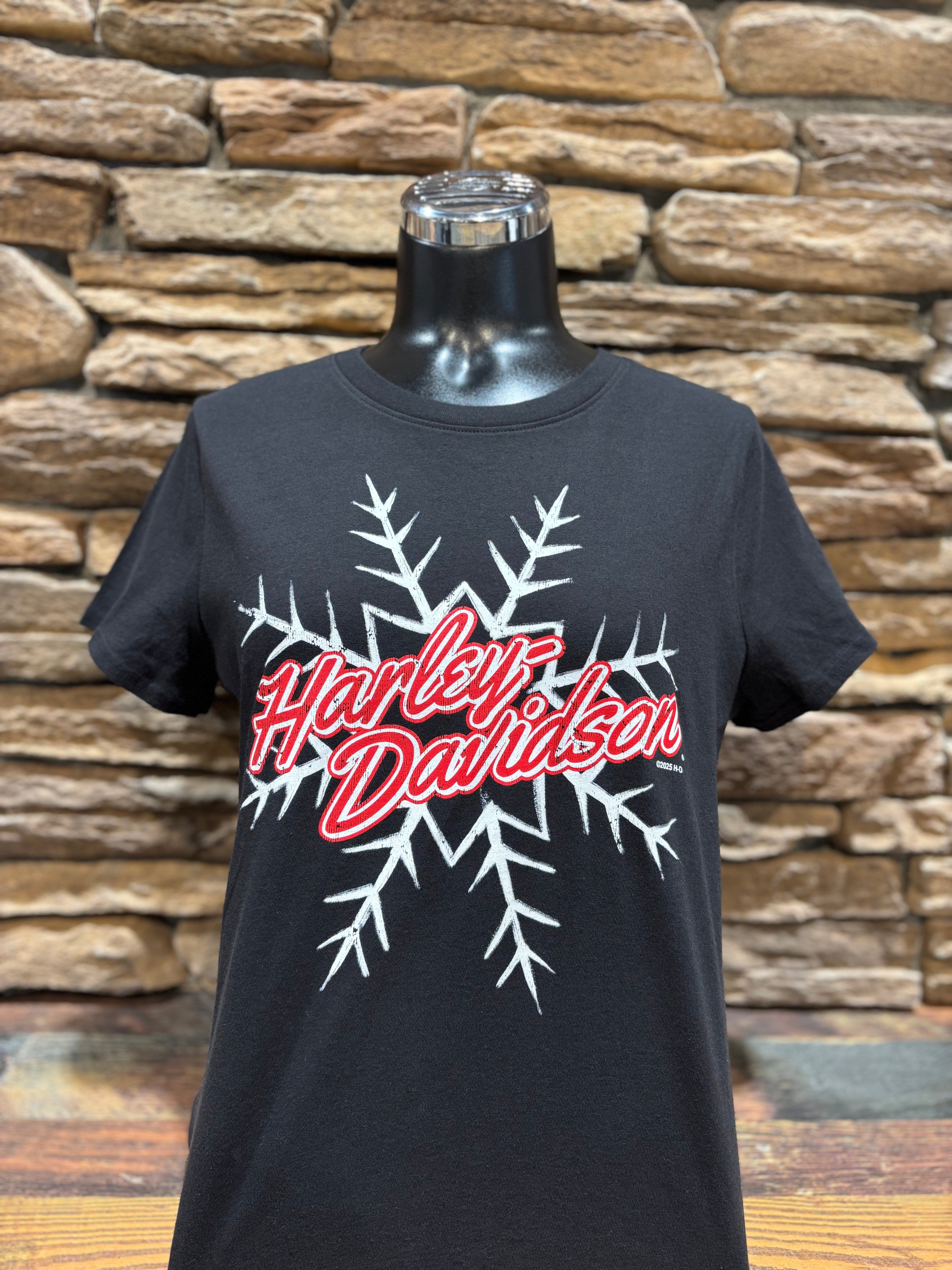 Women's Harley-Davidson Snowflake Short-Sleeve