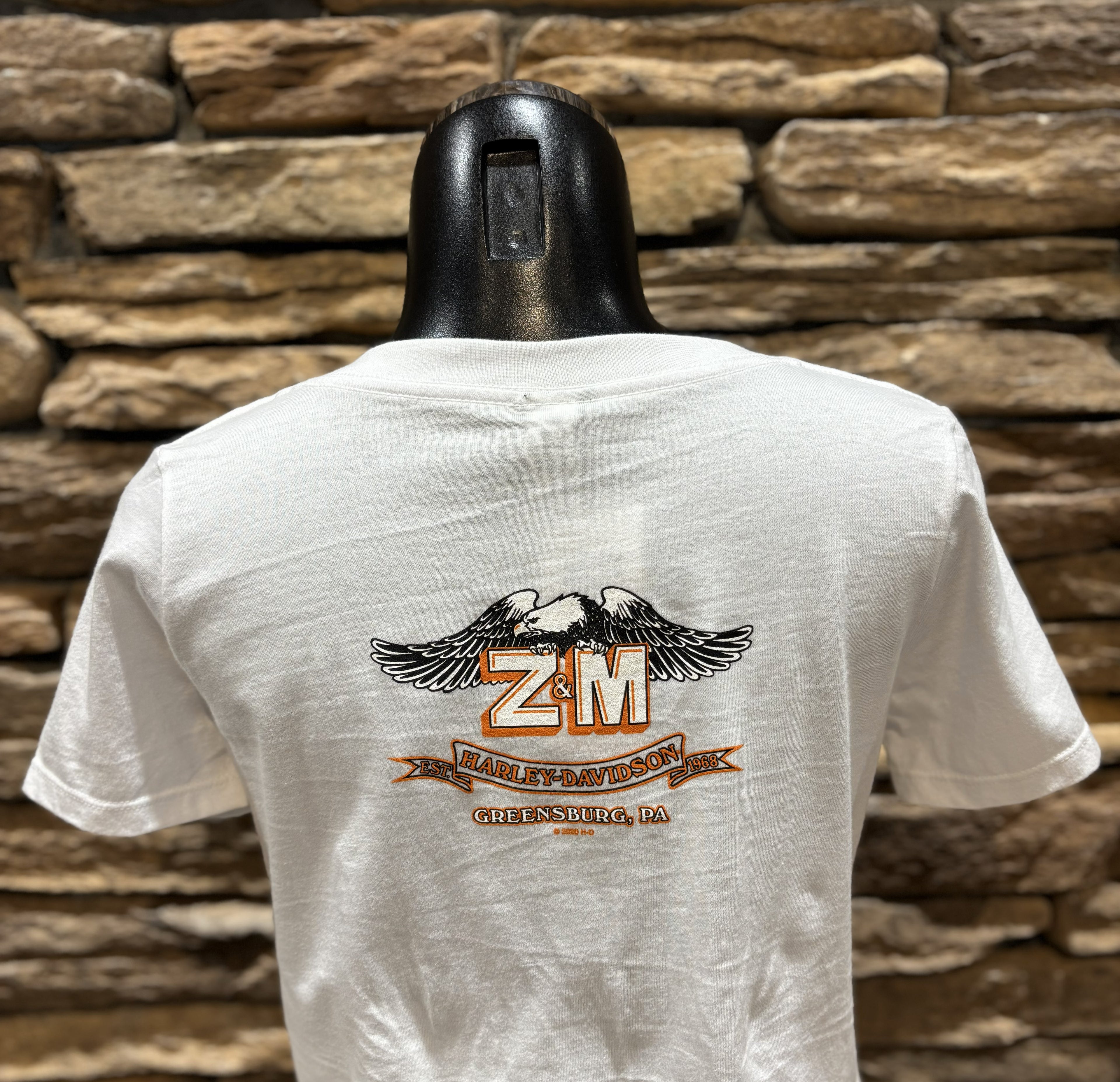 Women's Photo Label USA V-Neck