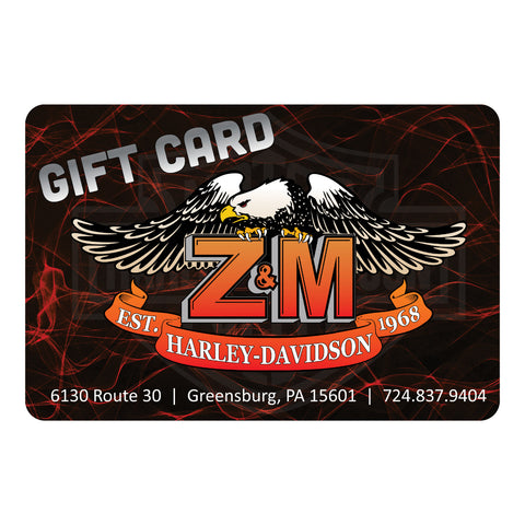 $100 Z&M Gift Card - Z&M Harley-Davidson